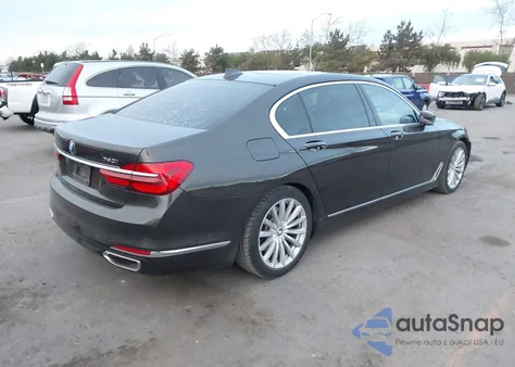 2016 BMW 740I z USA, uszkodzony, nr VIN WBA7E2C58GG504328